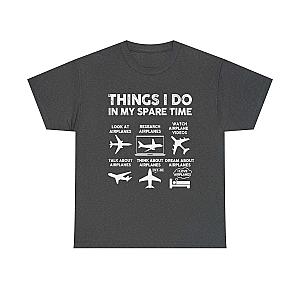 Things I Do in My Spare Time Aviation T-Shirt | Funny Pilot Gift