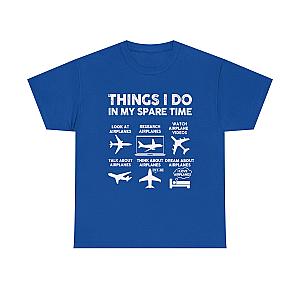 Things I Do in My Spare Time Aviation T-Shirt | Funny Pilot Gift
