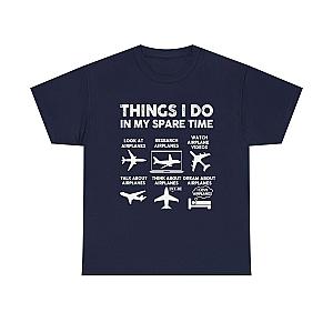 Things I Do in My Spare Time Aviation T-Shirt | Funny Pilot Gift