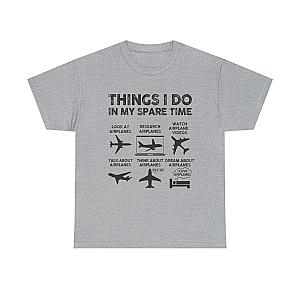 Things I Do in My Spare Time Aviation T-Shirt | Funny Pilot Gift