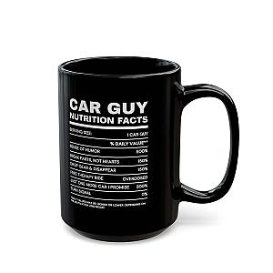Car Guy Nutrition Facts Mug | Funny Car Enthusiast Gift