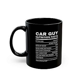 Car Guy Nutrition Facts Mug | Funny Car Enthusiast Gift