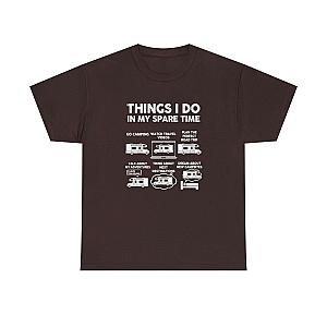 RV Enthusiast Things I Do In My Spare Time T-Shirt | Camping Tee