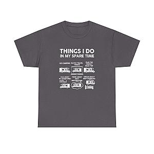 RV Enthusiast Things I Do In My Spare Time T-Shirt | Camping Tee