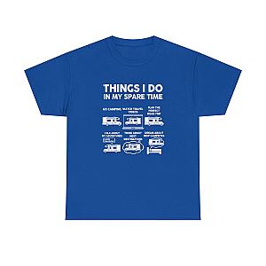 RV Enthusiast Things I Do In My Spare Time T-Shirt | Camping Tee