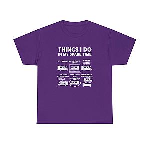 RV Enthusiast Things I Do In My Spare Time T-Shirt | Camping Tee