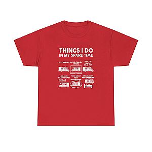 RV Enthusiast Things I Do In My Spare Time T-Shirt | Camping Tee