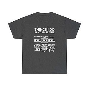 RV Enthusiast Things I Do In My Spare Time T-Shirt | Camping Tee