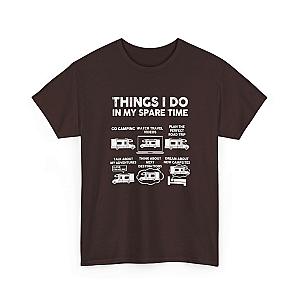 RV Enthusiast Things I Do In My Spare Time T-Shirt | Camping Tee