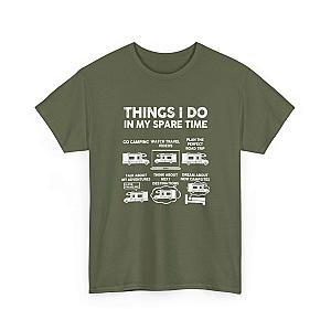 RV Enthusiast Things I Do In My Spare Time T-Shirt | Camping Tee