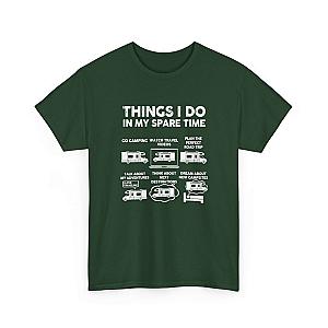 RV Enthusiast Things I Do In My Spare Time T-Shirt | Camping Tee