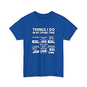 RV Enthusiast Things I Do In My Spare Time T-Shirt | Camping Tee