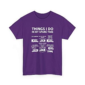 RV Enthusiast Things I Do In My Spare Time T-Shirt | Camping Tee