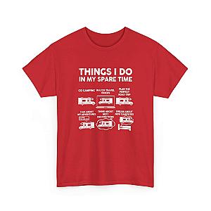 RV Enthusiast Things I Do In My Spare Time T-Shirt | Camping Tee