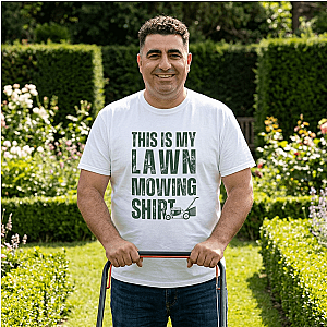 This Is My Lawn Mowing Shirt | Funny Yard Work Tee for Men