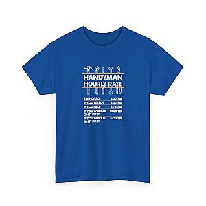 Handyman Hourly Rate T-Shirt | Funny DIY Contractor Gift