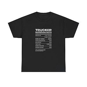 Trucker Nutrition Facts T-Shirt | Funny Truck Driver Gift