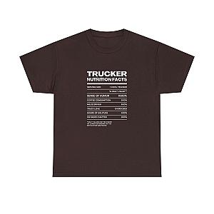 Trucker Nutrition Facts T-Shirt | Funny Truck Driver Gift