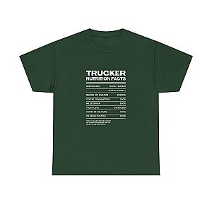 Trucker Nutrition Facts T-Shirt | Funny Truck Driver Gift