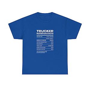 Trucker Nutrition Facts T-Shirt | Funny Truck Driver Gift
