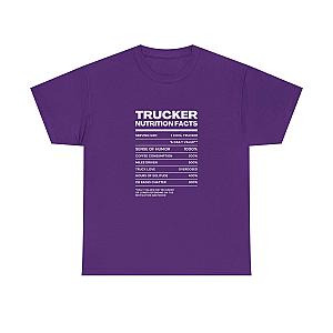 Trucker Nutrition Facts T-Shirt | Funny Truck Driver Gift