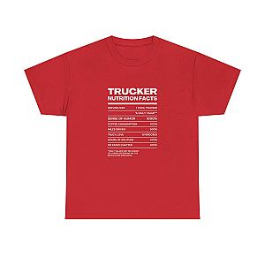 Trucker Nutrition Facts T-Shirt | Funny Truck Driver Gift