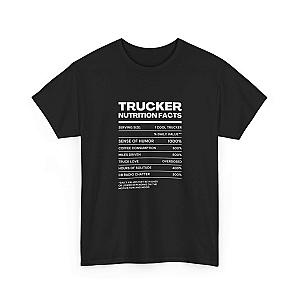 Trucker Nutrition Facts T-Shirt | Funny Truck Driver Gift