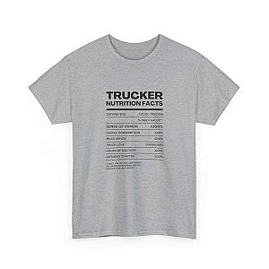 Trucker Nutrition Facts T-Shirt | Funny Truck Driver Gift