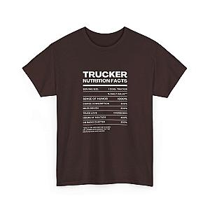 Trucker Nutrition Facts T-Shirt | Funny Truck Driver Gift