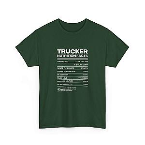 Trucker Nutrition Facts T-Shirt | Funny Truck Driver Gift