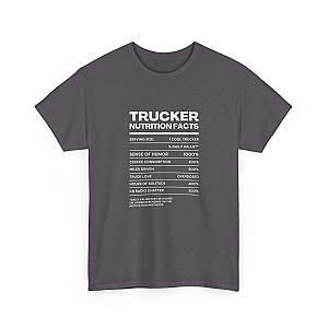 Trucker Nutrition Facts T-Shirt | Funny Truck Driver Gift