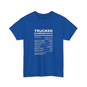 Trucker Nutrition Facts T-Shirt | Funny Truck Driver Gift