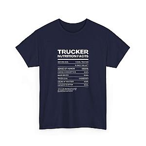 Trucker Nutrition Facts T-Shirt | Funny Truck Driver Gift