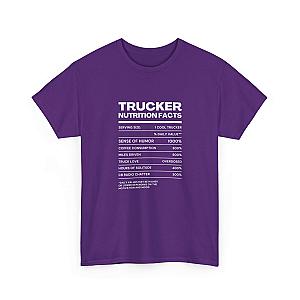 Trucker Nutrition Facts T-Shirt | Funny Truck Driver Gift