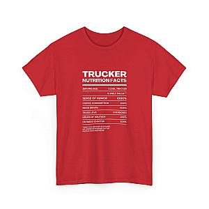 Trucker Nutrition Facts T-Shirt | Funny Truck Driver Gift