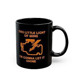 Check Engine Light Coffee Mug | Funny Car Guy Gift