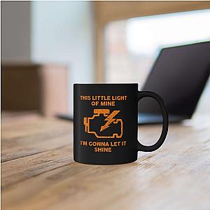 Check Engine Light Coffee Mug | Funny Car Guy Gift