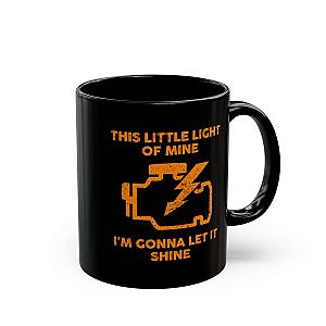 Check Engine Light Coffee Mug | Funny Car Guy Gift