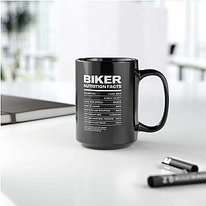 Biker Nutrition Facts Coffee Mug | Funny Motorcycle Rider Gift