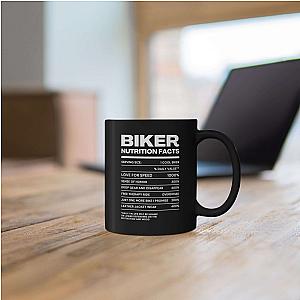 Biker Nutrition Facts Coffee Mug | Funny Motorcycle Rider Gift