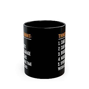 Things I Want Coffee Mug | Funny Car Guy Wish List Gift
