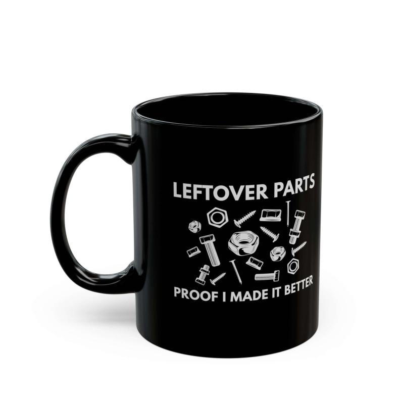 Leftover Parts Coffee Mug | Funny Mechanic Gift for Car Guys