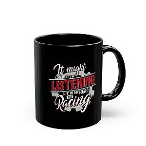 In My Head I'm Racing Coffee Mug | Car Enthusiast Gift