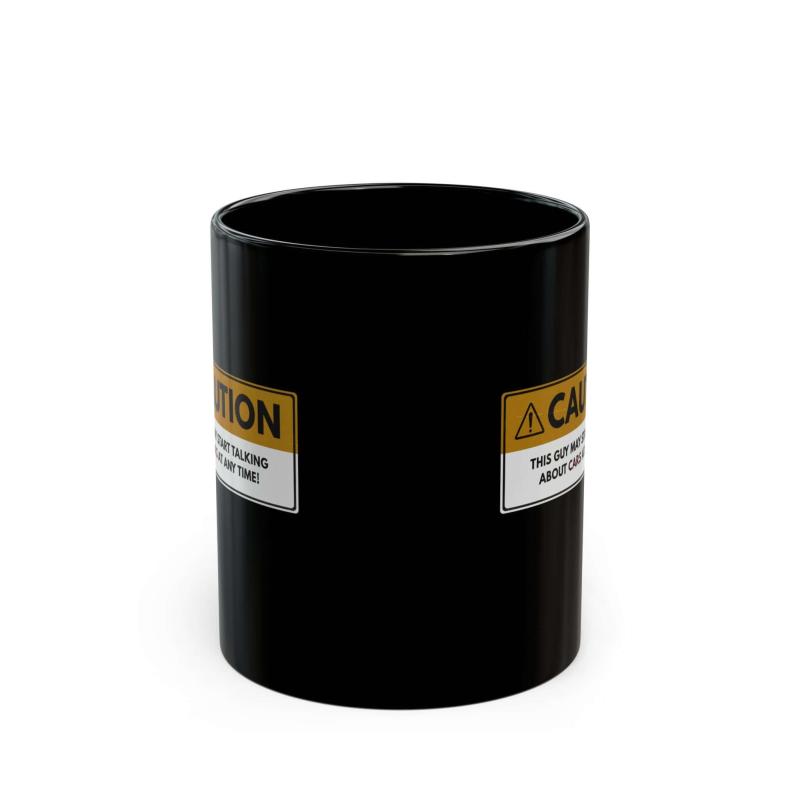 Caution This Guy May Start Talking About Cars Mug | Funny Car Guy Gift