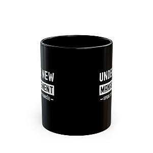 Under New Management Speak to My Fiancee Mug | Funny Engagement Gift