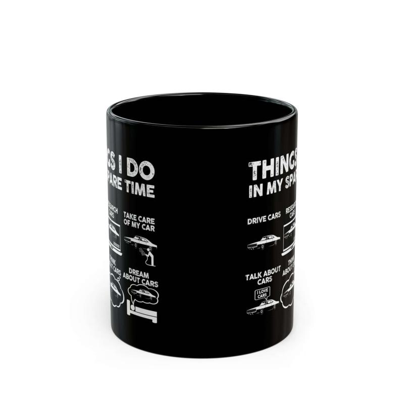 Things I Do in My Spare Time Muscle Car Mug | Car Guy Gift