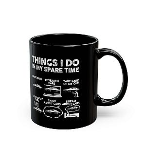Things I Do in My Spare Time Muscle Car Mug | Car Guy Gift