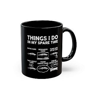 Things I Do in My Spare Time Muscle Car Mug | Car Guy Gift