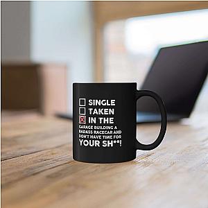 In the Garage Building a Racecar Mug | Car Enthusiast Gift