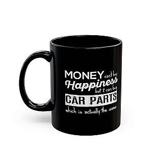 More Car Parts Equals Happiness Mug | Funny Car Guy Gift